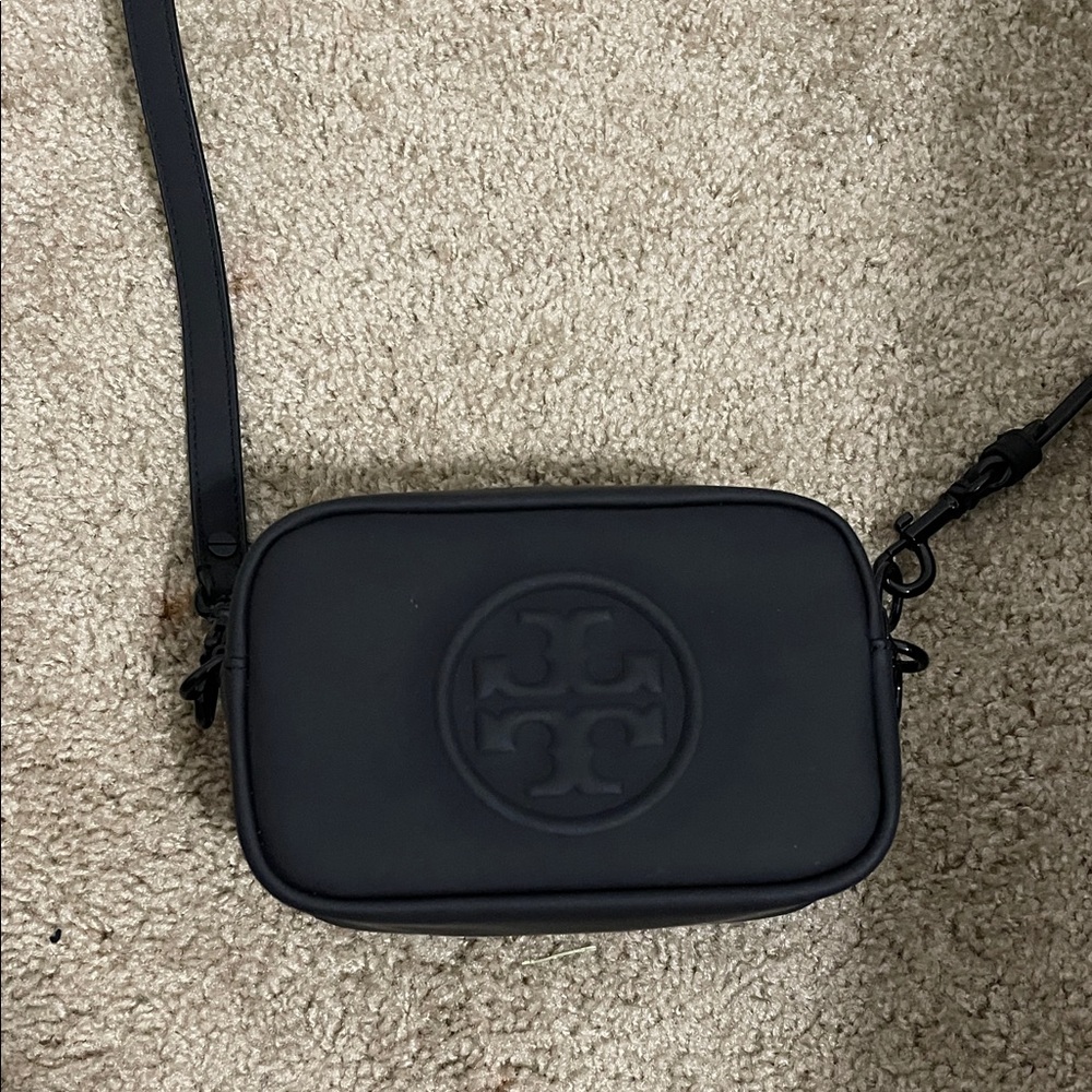 Tory Burch Matte Black Crossbody Bag